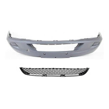 Mercedes Sprinter 2006-2013 Front Bumper Kit With Grille Gray No Fog Holes