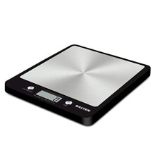Salter Evo Digital Kitchen Scales - Electronic Food Weighing Stainless Steel Cooking Scale Home Appliance, LCD Display, Add & Weigh, Metric