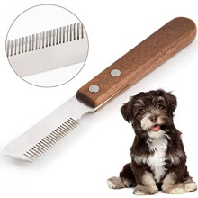 onebarleycorn - Dog Professional Stripping Knife,Stripping Knives Tool for Dogs Hand Stripping Knife for Border Terrier Pet Grooming Tool Er
