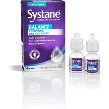 Systane balance lubricant eye drops, restorative formula - 10 ml/pack, 2 pack