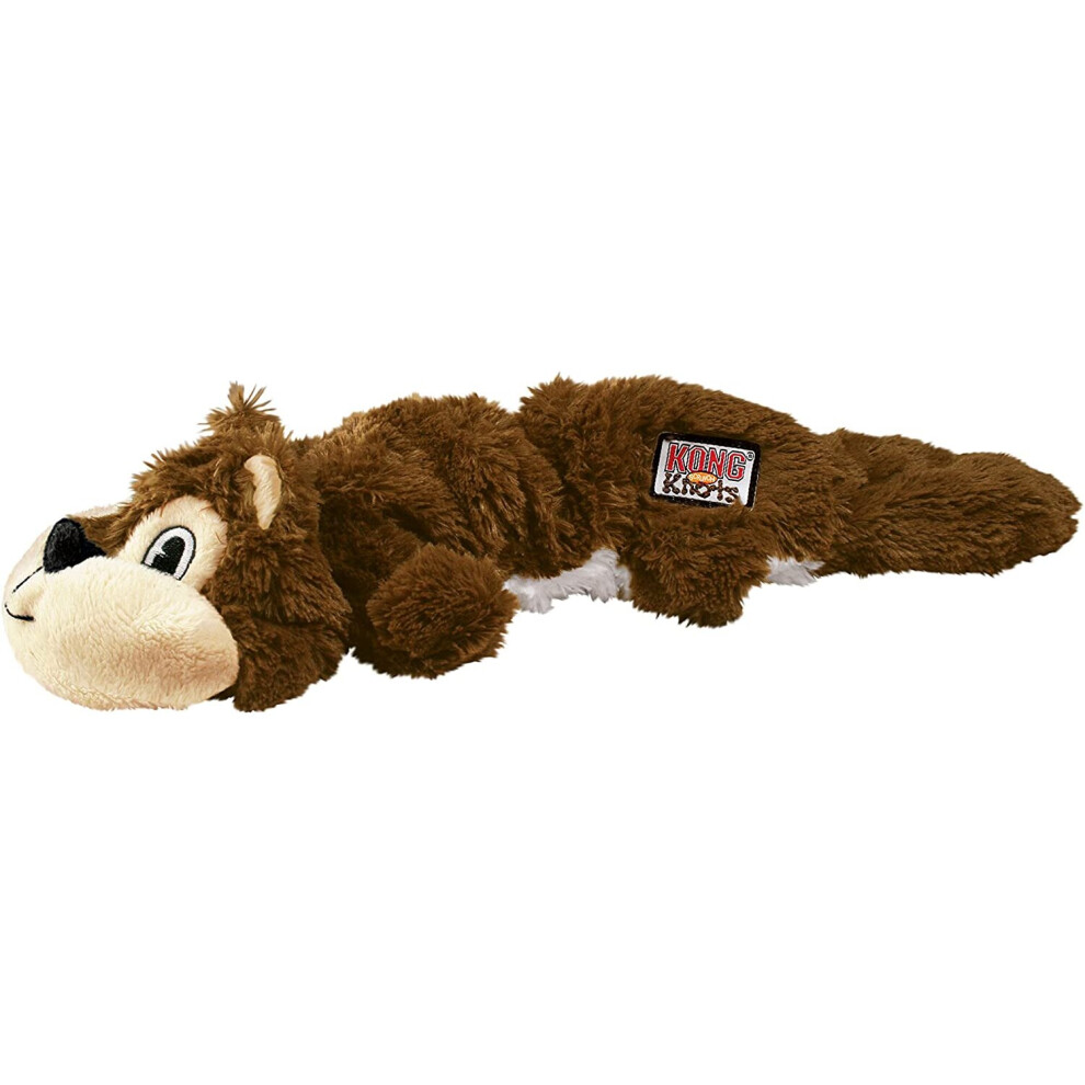 KONG Scrunch Knots Squirrel Dog Toy, Small/Medium