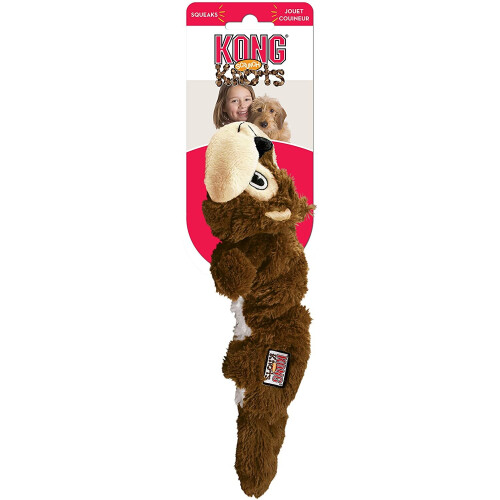 KONG KONG Scrunch Knots Squirrel Dog Toy, Small/Medium 2