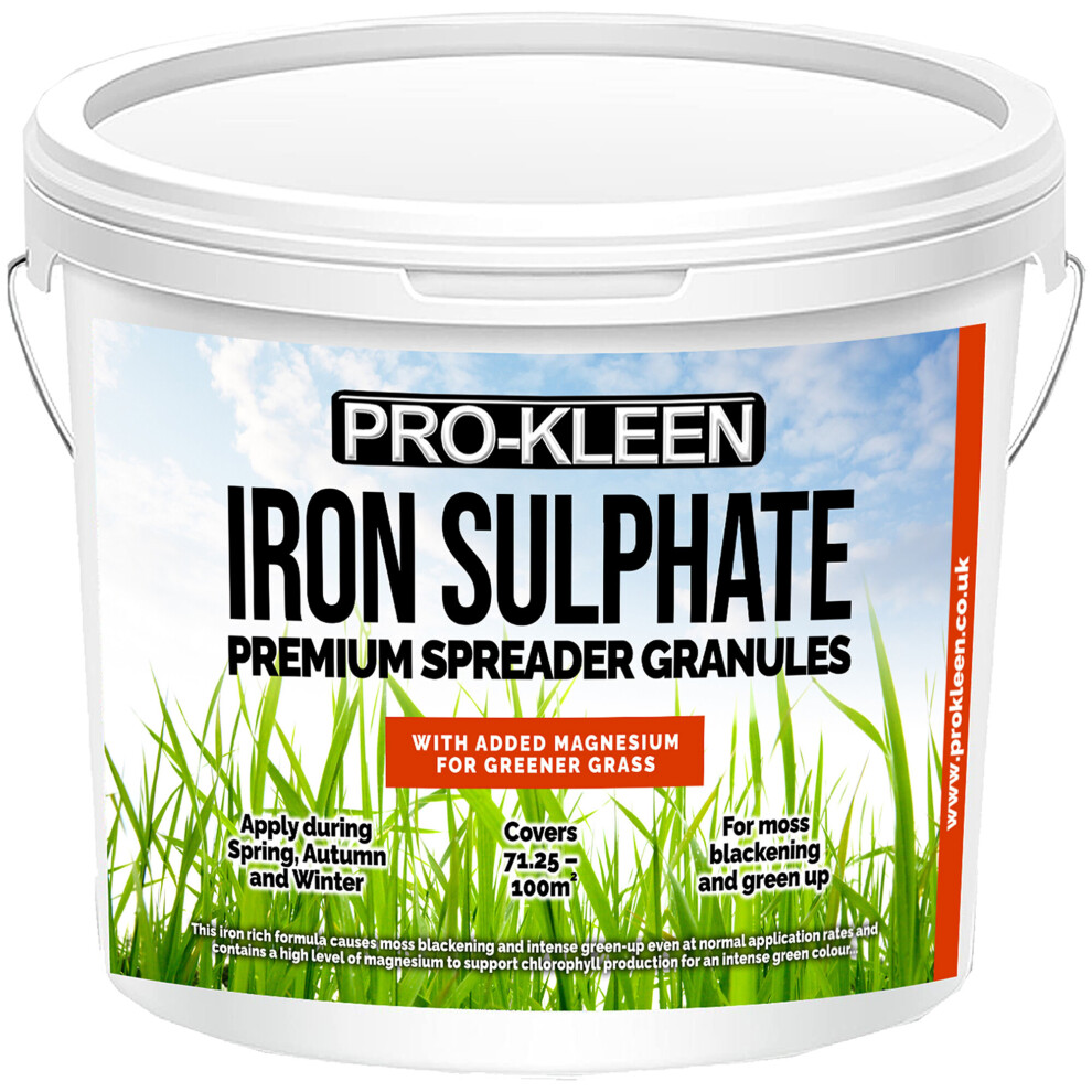 Pro-Kleen (1 X 2.5Kg) Iron Sulphate Spreader Granules