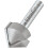 Trend Trend 11/3X1/4TC Professional 45° Chamfer router bit - 19.1mm diameter 1