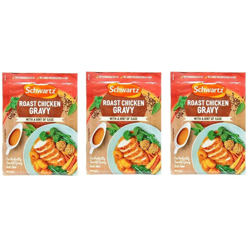 Schwartz Schwartz Packet Sauce Range (Roast Chicken Gravy 3 x 26g)