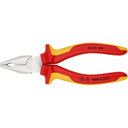 Knipex Pinza universale - KNIPEX - 160MM - Acciaio vanadio - Rosso 2
