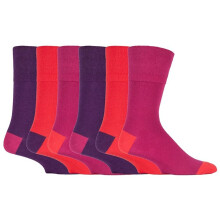 6 paar heren Sockshop Classic Gentle Grip sokken maat 6-11 Uk, 39-45 Eur (MGG91)
