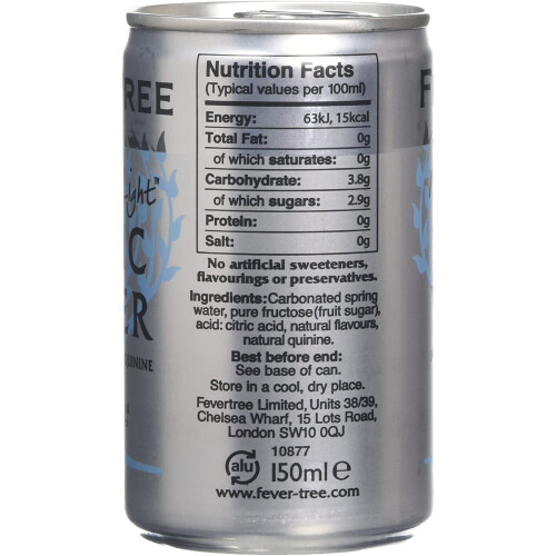 Fever-Tree Light Tonic Water, 8 x 150ml 1
