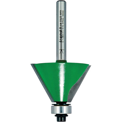 Trend Trend C138X1/4TC Self Guided Chamfer 60 Degrees X 12.7mm Cut, Silver 1
