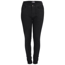 (10, Jet Black) Womens Denim Jeans Comfort Stretch Pants Ladies