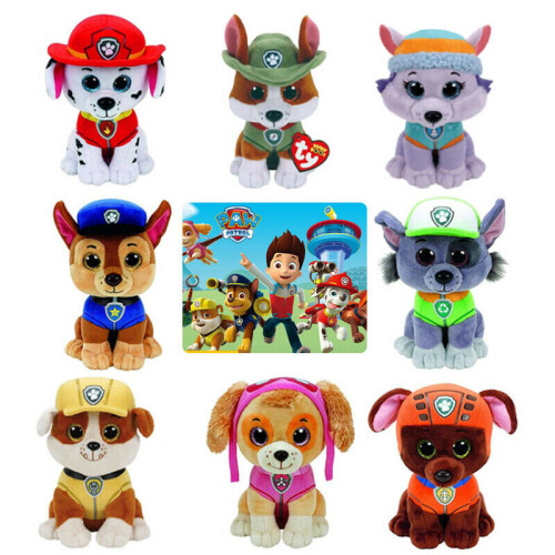 Paw Patrol Plush Doll Teddy Toys Teddies Chase Skye Marshall Tracker Zuma Kids Gift on OnBuy