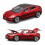 (Red) 1:32 Tesla Model 3 Alloy Vehicles Sound Light Pull Back Car Diecasts Toy 1