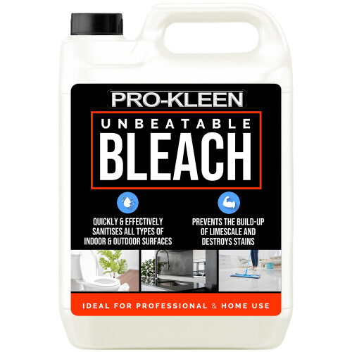 Pro-Kleen (5L) ProKleen Bleach Professional & Household Use