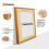 (A3 Pic (A2 Frame)) Beech Picture Frame Photo Frames With Ivory Mount Wall Art Hanging Frame Home Decor Frame 16