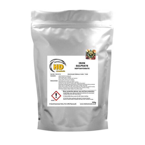 (250g) Iron Sulphate Grass Lawn Turf Tonic, Moss Killer