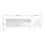 Timber Art Design UK TV Cabinet with 2 Drawers - White 6