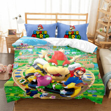 (Style 10, Double) Mario Duvet Cover Single Double King Duvet Cover