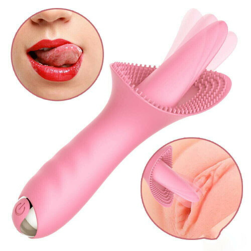 Waterproof 10 mode Automatic Tongue Vibrator Silicone