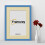 (A2 Pic (A1 Frame)) Blue Picture Frame Photo Frames With Ivory Mount Wall Art Hanging Frame Home Decor Frame 2