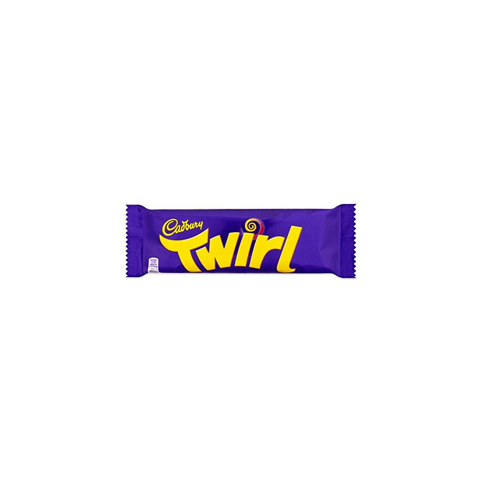 Cadbury Twirl Chocolate Bar 43g (Pack of 48 x 43g)