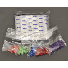 100 Plastic Resealable Grip Seal Bags 10" x 14"