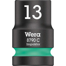 Wera 05004570001 8790 C Impaktor Impact Socket, Turquoise, 13.0 mm