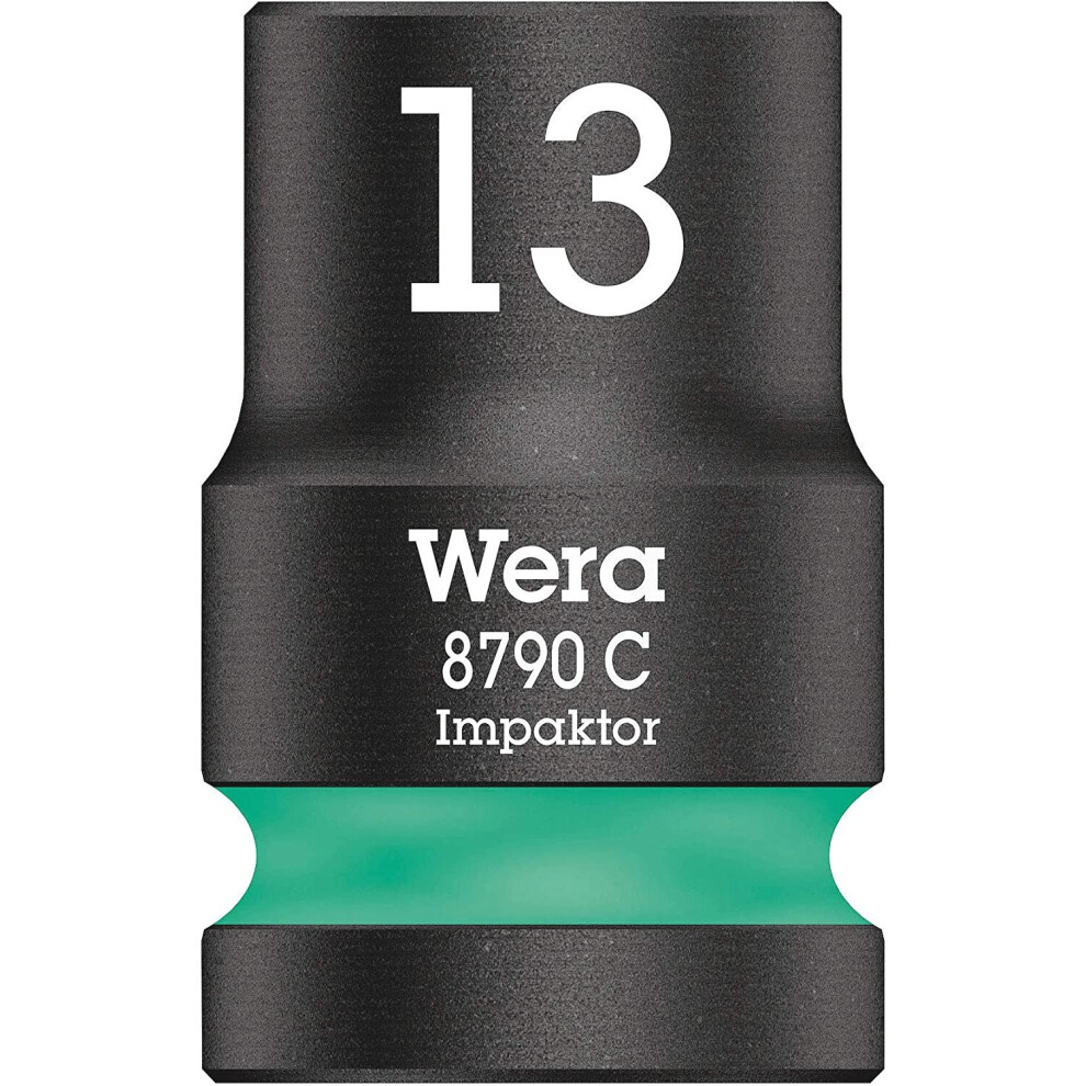 Wera 05004570001 8790 C Impaktor Impact Socket, 13.0 Mm Turquoise