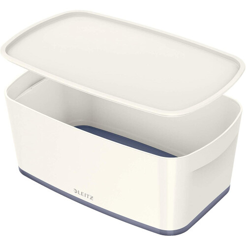 LEITZ MyBox Opbergdoos - Klein - Wit en Grijs