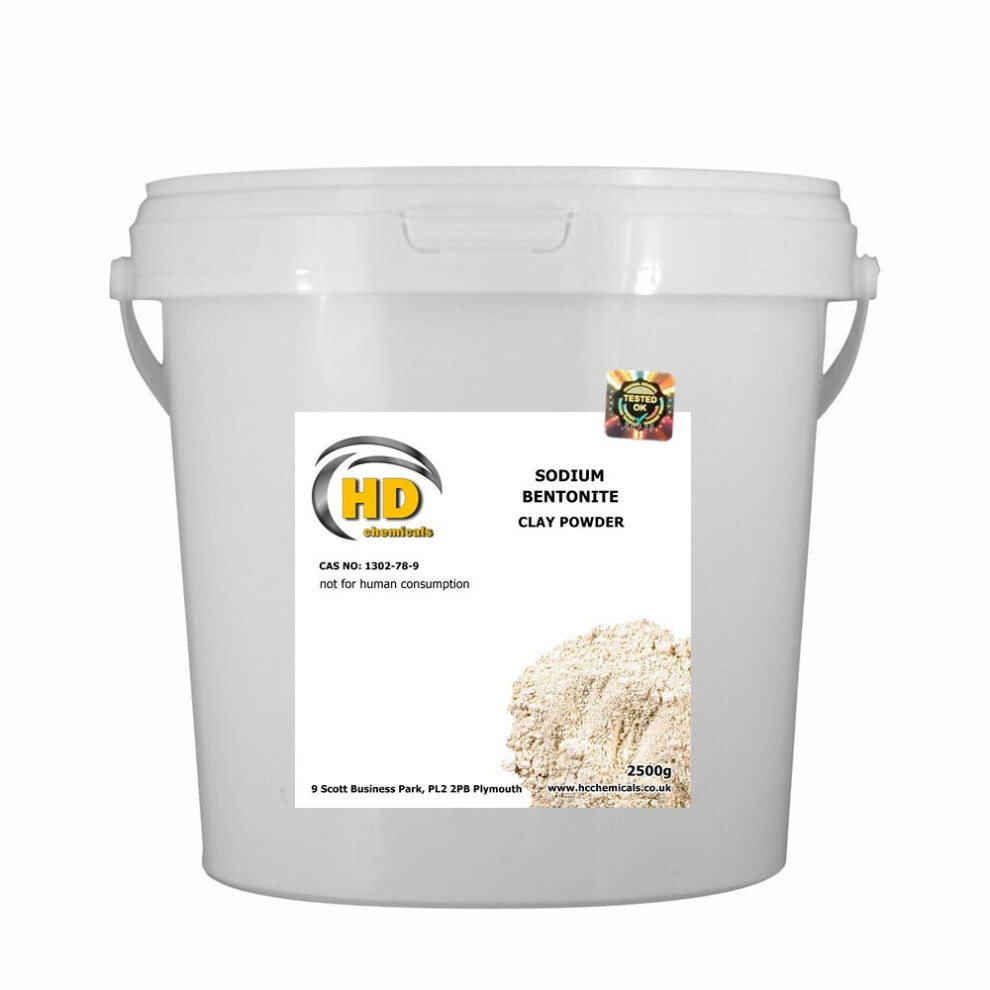 (2500g) Sodium Bentonite Clay Powder Drilling Foundry
