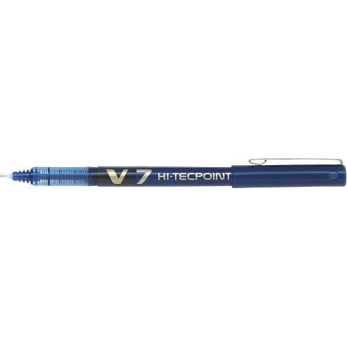 Pilot Pilot V7 Hi-Tecpoint Liquid Ink Roller Pen - Blue (Pack of 20) 1