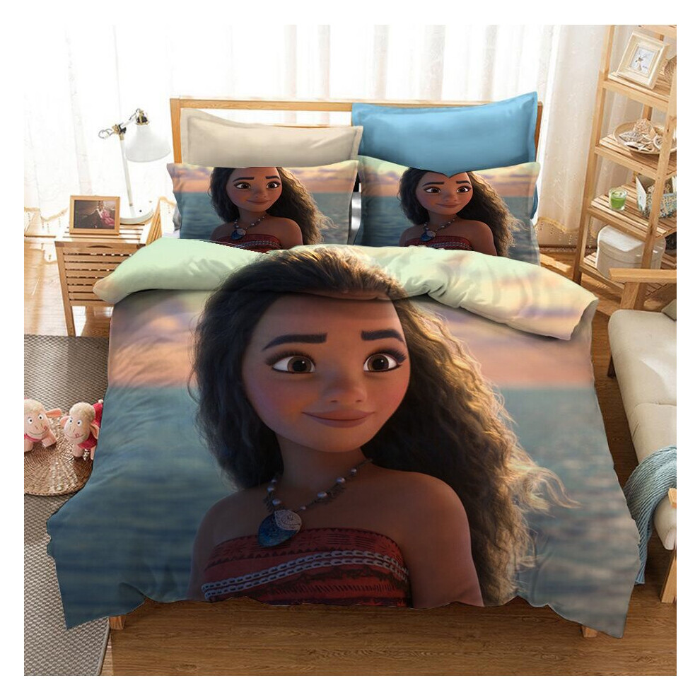 (Style 08, Double) Moana Sing-Along Bedding Single Double King Duvet Cover