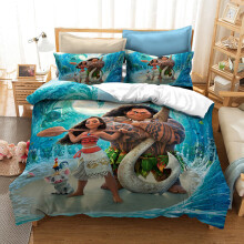 (Style 01, Double) Moana Sing-Along Bedding Single Double King Duvet Cover