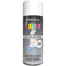 All Purpose White Undercoat 400ML - Professional Satin Finish Spray Wood Color Paint