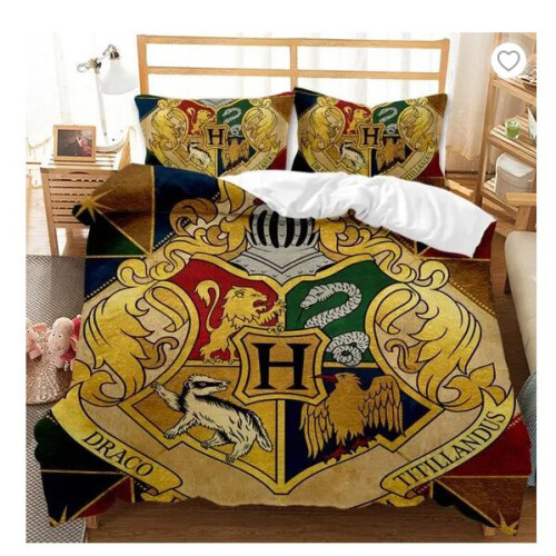 (Pattern 02, King) Harry Potter Bedding Single Double King Duvet Cover