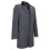 (38) Mens 3/4 Long Overcoat Herringbone Tweed Blinder 4