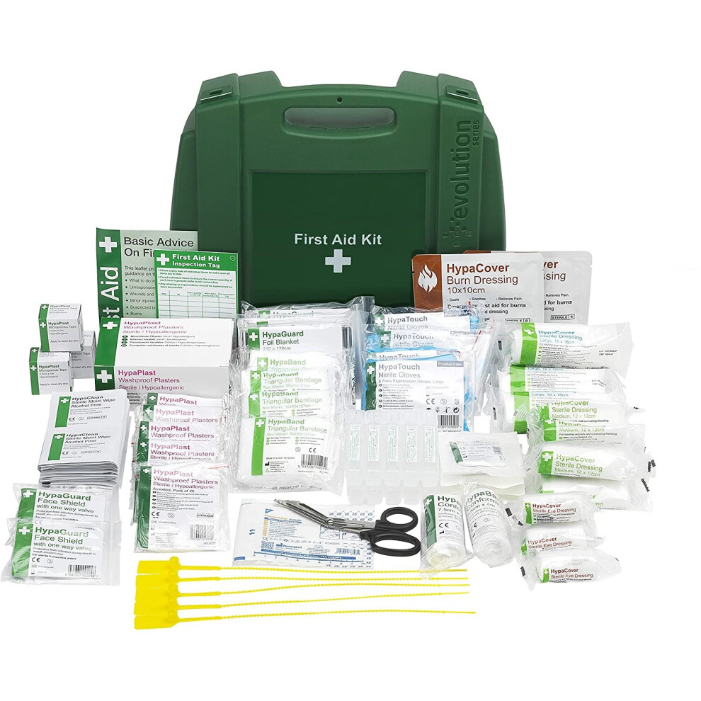 Visit-The-Safety-First-Aid-Group-Store Safety First Aid Workplace First Aid Kit British Standard (Large 100 Persons) Wall Mountable With Inspection Tags, Extra...