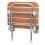 Cassellie Shower Seat Wooden Folding Adjustable Wall Mounted 2