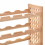VidaXL vidaXL Solid Walnut Wood Wine Rack for 25 Bottles 63x25x73cm Drink Holder 6
