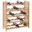 VidaXL vidaXL Solid Walnut Wood Wine Rack for 25 Bottles 63x25x73cm Drink Holder 2