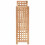 VidaXL vidaXL Solid Walnut Wood Wine Rack for 25 Bottles 63x25x73cm Drink Holder 4