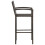 VidaXL vidaXL 5-tlg. Gartenbar-Set Poly Rattan Braun 10