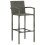 VidaXL vidaXL 5-tlg. Gartenbar-Set Grau 8