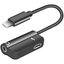Headphone Adapter for i-Phone,3.5mm Jack AUX Audio Adapter Cable,Audio+Call+Volume Control 2 in 1 Dongle Earphone Cable...