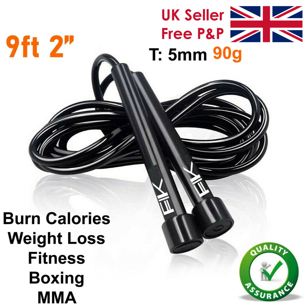 Skipping Rope Jump Speed Exercise Boxing Gym Fitness Workout Adult Kids Crossfit 