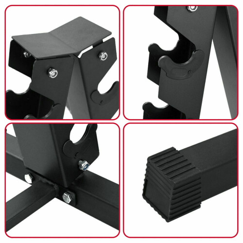 6 Tier Dumbbell Rack Storage Stand Tree Hex Vertical Weight Wide 2