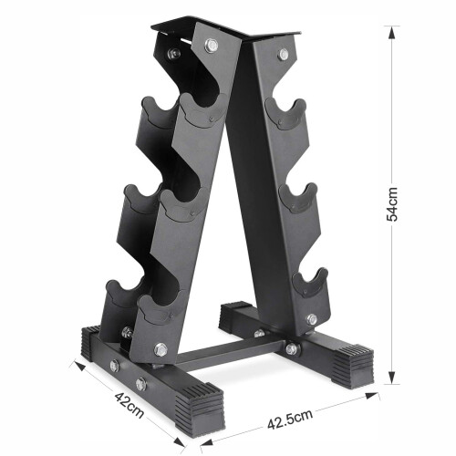 3 Tier Dumbbell Rack Storage Stand Tree Hex Vertical Weight 2