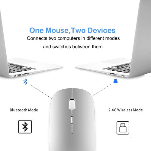 Ασύρματο ποντίκι Bluetooth για MacBook Pro /Air /Mac /iPad /Laptop /Desktop /Mac /PC /Computer /Phone-Portable Slim Silent Office... 1