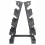 3 Tier Dumbbell Rack Storage Stand Tree Hex Vertical Weight 9