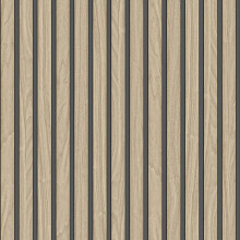 Wood Slat Vinyl Wallpaper Light Oak Belgravia 2921