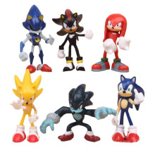 (3) Characters Figure Cake Decoration Sonic the Hedgehog Figures Toy Pvc Toy